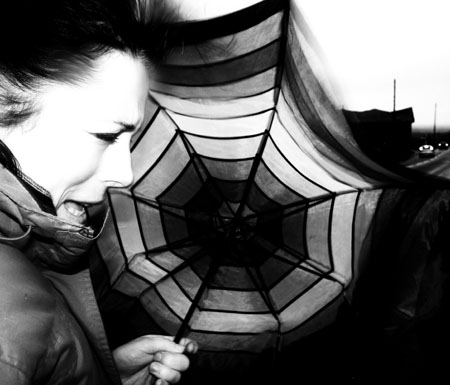Eleanor Bennett: The Wind Breaking an Umbrella