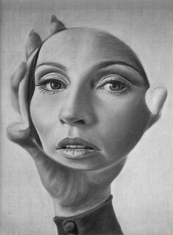 Drawing: Richard Phillips, “Mirror”